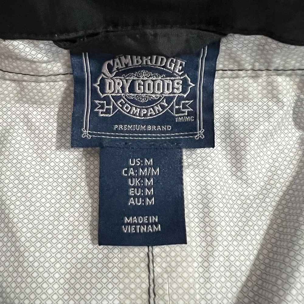 Cambridge Dry Goods Womens Hooded Rain Jacket Waterproof Outerwear Size M - Picture 6 of 9